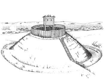 Drawing-of-Motte-Castle